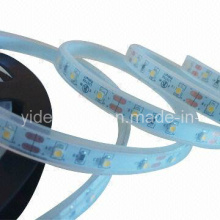 3528 SMD светодиодная лента полосы света теплый белый 12V DC 60 светодиодов / метр IP67 водонепроницаемый